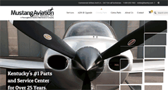 Desktop Screenshot of mustangaviation.com
