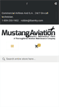 Mobile Screenshot of mustangaviation.com